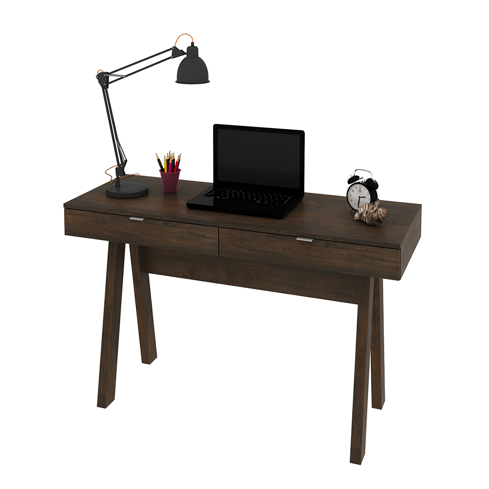Mesa Escrivaninha para Escritório Home Office ME4128 MDP Rustico G69 - Gran Belo