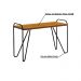 Mesa Lateral Decorativa Sala de Estar Lourenço Castanho G37 - Gran Belo