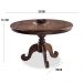 Mesa Redonda Para Sala de Jantar 4 Lugares Halsey 120 cm Canela G04 - Gran Belo