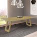 Mesa Sala de Jantar 6 Lugares 180cm Tampo de Vidro Frieda Freijó G13 - Gran Belo
