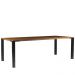 Mesa Sala de Jantar Cozinha Bladel 220cm Grafite Madeira Maciça Rustic Brown G54 - Gran Belo
