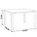 Mesa Sala de Jantar Cozinha Bladel Quadrada 120cm Grafite Madeira Maciça Rustic Brown G54 - Gran Belo