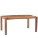 Mesa Sala de Jantar Cozinha Dumai 140cm Madeira Maciça Walnut Escovado G54 - Gran Belo