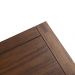 Mesa Sala de Jantar Cozinha Dumai 140cm Madeira Maciça Walnut Escovado G54 - Gran Belo