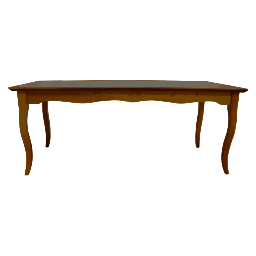 Mesa Sala de Jantar Cozinha Gallia 200cm Madeira Maciça e MDF Imbuia G42 - Gran Belo