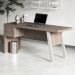 Mesa com 2 Gavetas para Escritório Home Office ME4122 MDP Carvalho/Fendi G69 - Gran Belo