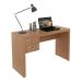 Mesa com 2 Gavetas para Escritório Home Office ME4123 MDP Amendoa G69 - Gran Belo