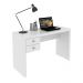 Mesa com 2 Gavetas para Escritório Home Office ME4123 MDP Branco G69 - Gran Belo