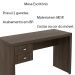 Mesa com 2 Gavetas para Escritório Home Office ME4123 MDP Rustico G69 - Gran Belo