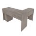 Mesa com 2 Gavetas para Escritório Home Office ME4129 MDP Carvalho G69 - Gran Belo