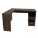 Mesa com 2 Gavetas para Escritório Home Office ME4129 MDP Rustico G69 - Gran Belo