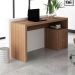 Mesa com 2 Gavetas para Escritório Home Office ME4130 MDP Amendoa G69 - Gran Belo