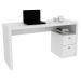 Mesa com 2 Gavetas para Escritório Home Office ME4130 MDP Branco G69 - Gran Belo