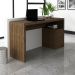 Mesa com 2 Gavetas para Escritório Home Office ME4130 MDP Nogal G69 - Gran Belo