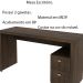 Mesa com 2 Gavetas para Escritório Home Office ME4130 MDP Rustico G69 - Gran Belo