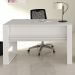 Mesa com Aplique para Escritório Home Office ME4146 MDP Branco G69 - Gran Belo