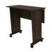Mesa com rodizio para Escritório Home Office ME4117 MDP Rustico G69 - Gran Belo