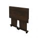 Mesa com rodizio para Escritório Home Office ME4117 MDP Rustico G69 - Gran Belo