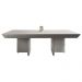 Mesa de Bilhar Sinuca e Jantar Oban Versátil com Tampo Removível 250 cm Base T Branco G84 - Gran Belo