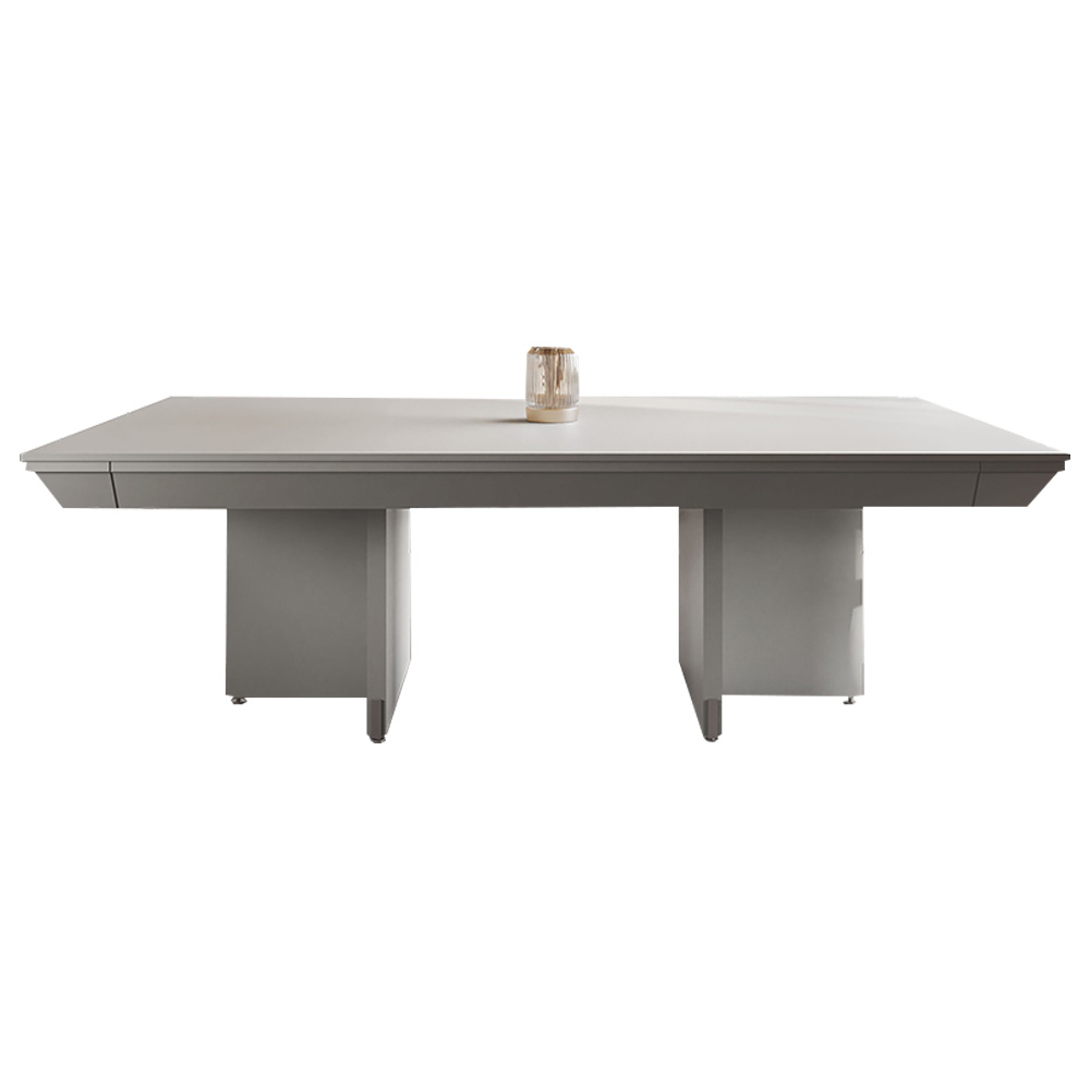 Mesa de Bilhar Sinuca e Jantar Oban Versátil com Tampo Removível 250 cm Base T Branco G84 - Gran Belo