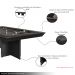 Mesa de Bilhar Sinuca e Jantar Oban Versátil com Tampo Removível 250 cm Base T Preto G84 - Gran Belo