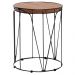 Mesa de Canto Decorativa Rionegro Base Preta G41 - Gran Belo