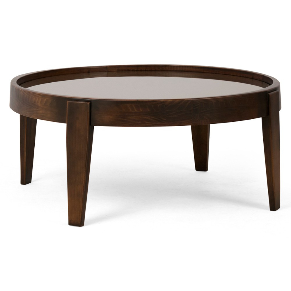 Mesa de Centro Decorativo Para Sala de Estar Peaky 94x38 Canela G04 - Gran Belo