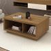 Mesa de Centro para Sala de Estar MC2232 MDP Natural/Off White G69 - Gran Belo
