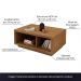 Mesa de Centro para Sala de Estar MC2232 MDP Natural/Off White G69 - Gran Belo