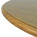 Mesa de Jantar Redonda Base de Ferro Telaio Castanho G04 - Gran Belo