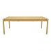 Mesa de Jantar de Madeira Taeda Zelda 220cm Natural/Voss G04 - Gran Belo