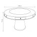 Mesa de Jogos Carteado 6 Lugares Bellagio com Gavetas e Tampo Reversível Base Cone com Tecido Imbuia/Verde G42 - Gran Belo