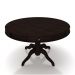 Mesa de Jogos Carteado 6 Lugares Bellagio com Gavetas e Tampo Reversível Base Estrela com Tecido Tabaco/Verde G42 - Gran Belo