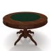 Mesa de Jogos Carteado 6 Lugares Bellagio com Gavetas e Tampo Reversível com Tecido Imbuia/Verde G42 - Gran Belo