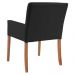 Mesa de Jogos Carteado Victoria Redonda Tampo Reversível Amêndoa com Kit 2 Cadeiras Vicenza Suede Preto Fosco G36 G15 - Gran Belo