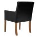 Mesa de Jogos Carteado Victoria Redonda Tampo Reversível Imbuia com Kit 2 Cadeiras Liverpool PU Preto Matelassê G36 G15 - Gran Belo