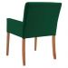 Mesa de Jogos Carteado Victoria Redonda Tampo Reversível Preto com 2 Cadeiras Vicenza Suede Verde G36 G15 - Gran Belo