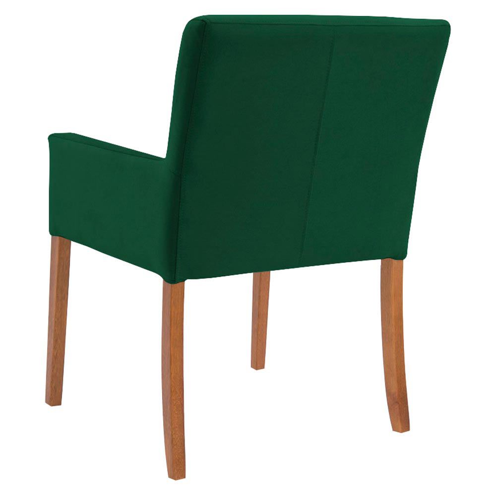 Mesa de Jogos Carteado Victoria Redonda Tampo Reversível Preto com 2 Cadeiras Vicenza Suede Verde G36 G15 - Gran Belo