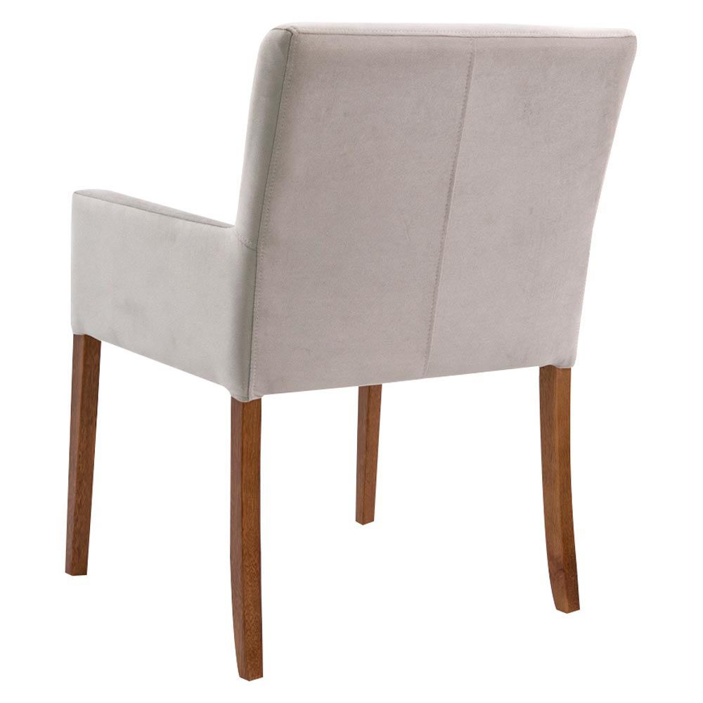 Mesa de Jogos Carteado Victoria Redonda Tampo Reversível Preto com Kit 2 Cadeiras Vicenza Suede Nude G36 G15 - Gran Belo
