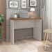 Mesa para Escritório Decorativa 90cm Home Office Rocky MDP/BP Lamina Mel/OffWhite G11 - Gran Belo