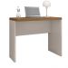 Mesa para Escritório Decorativa 90cm Home Office Rocky MDP/BP Lamina Mel/OffWhite G11 - Gran Belo