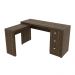 Mesa para Escritório Home Office ME4101 MDP Nogal G69 - Gran Belo