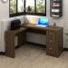 Mesa para Escritório Home Office ME4101 MDP Nogal G69 - Gran Belo