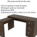 Mesa para Escritório Home Office ME4101 MDP Rústico G69 - Gran Belo