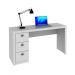 Mesa para Escritório Home Office ME4102 MDP Branco G69 - Gran Belo