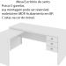 Mesa para Escritório Home Office ME4106 MDP Branco G69 - Gran Belo