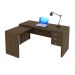 Mesa para Escritório Home Office ME4106 MDP Nogal G69 - Gran Belo
