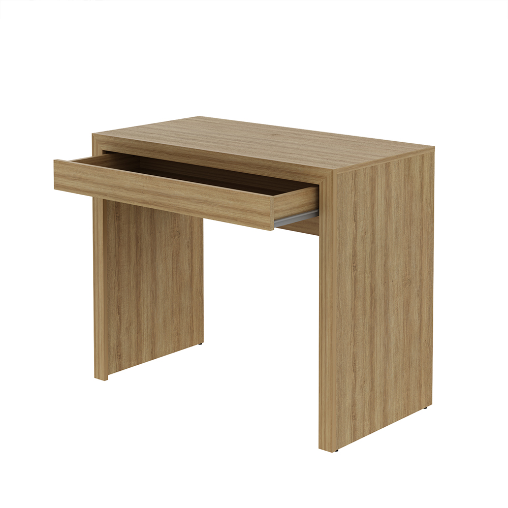Mesa para Escritório Home Office ME4107 MDP Amendoa G69 - Gran Belo