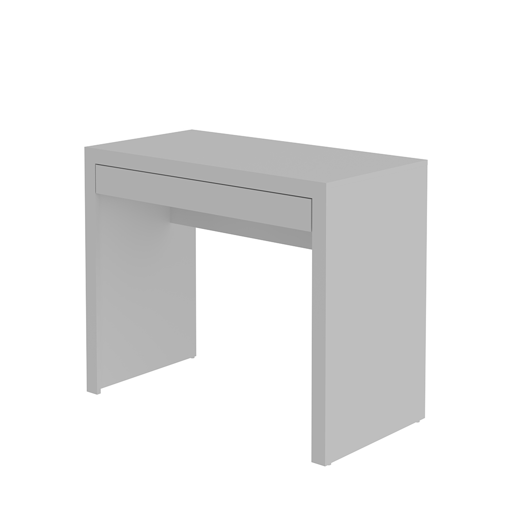 Mesa para Escritório Home Office ME4107 MDP Branco G69 - Gran Belo