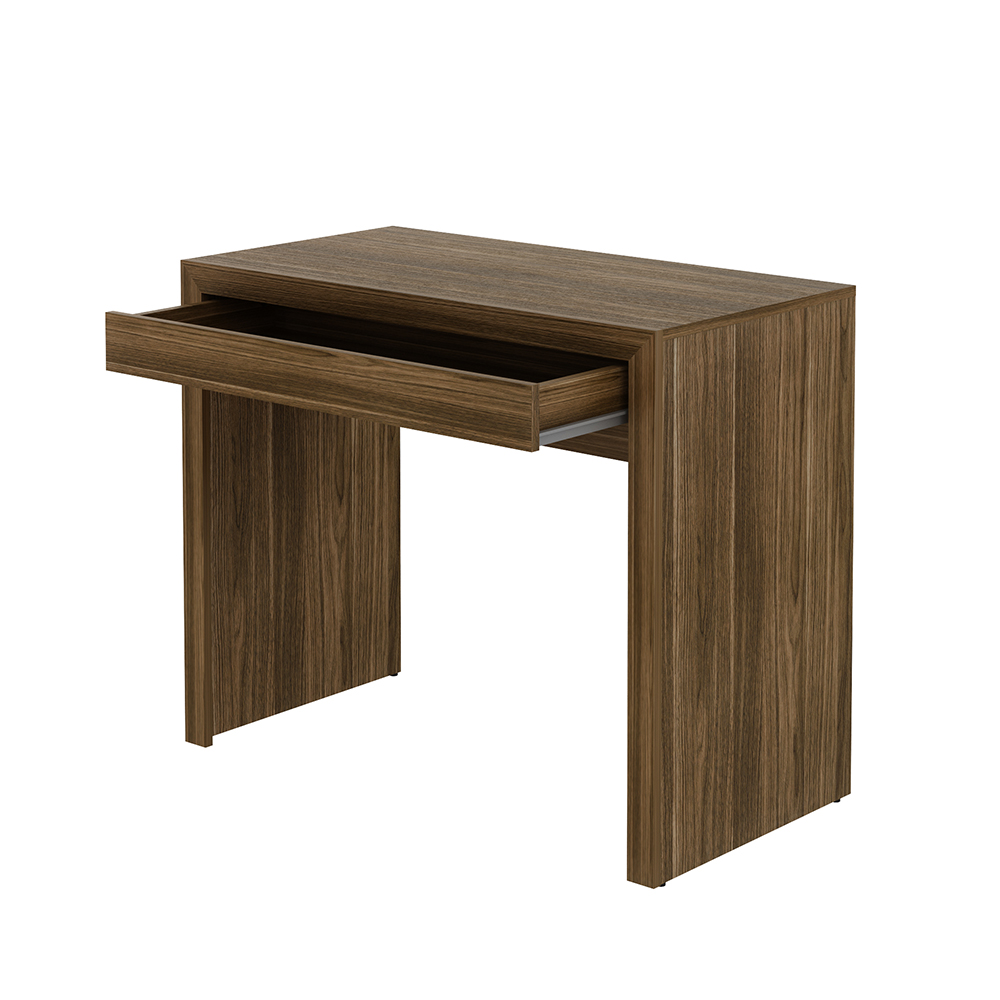 Mesa para Escritório Home Office ME4107 MDP Nogal G69 - Gran Belo